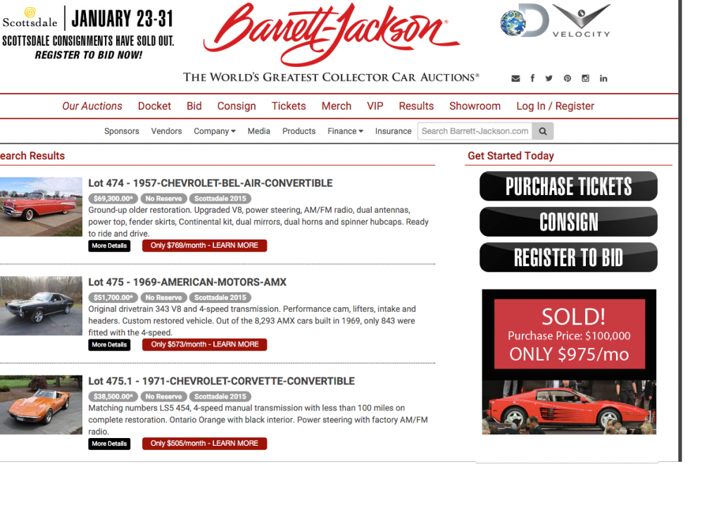 Barrett Jackson Test Page — Woodside Credit