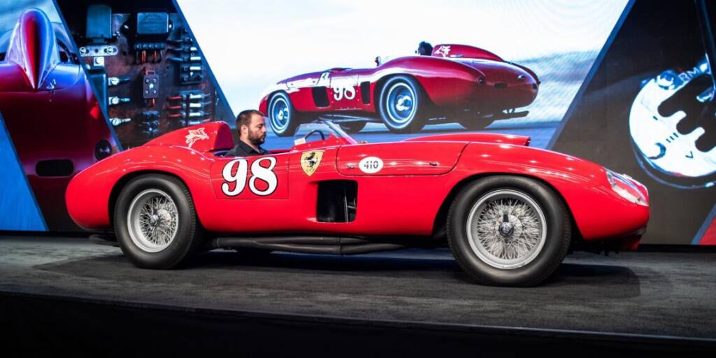 Ferrari going across the block at a RM Sotheby's auction in Monterey California