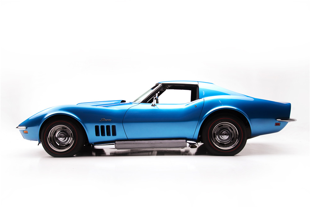 Blue Corvette L88 photographed