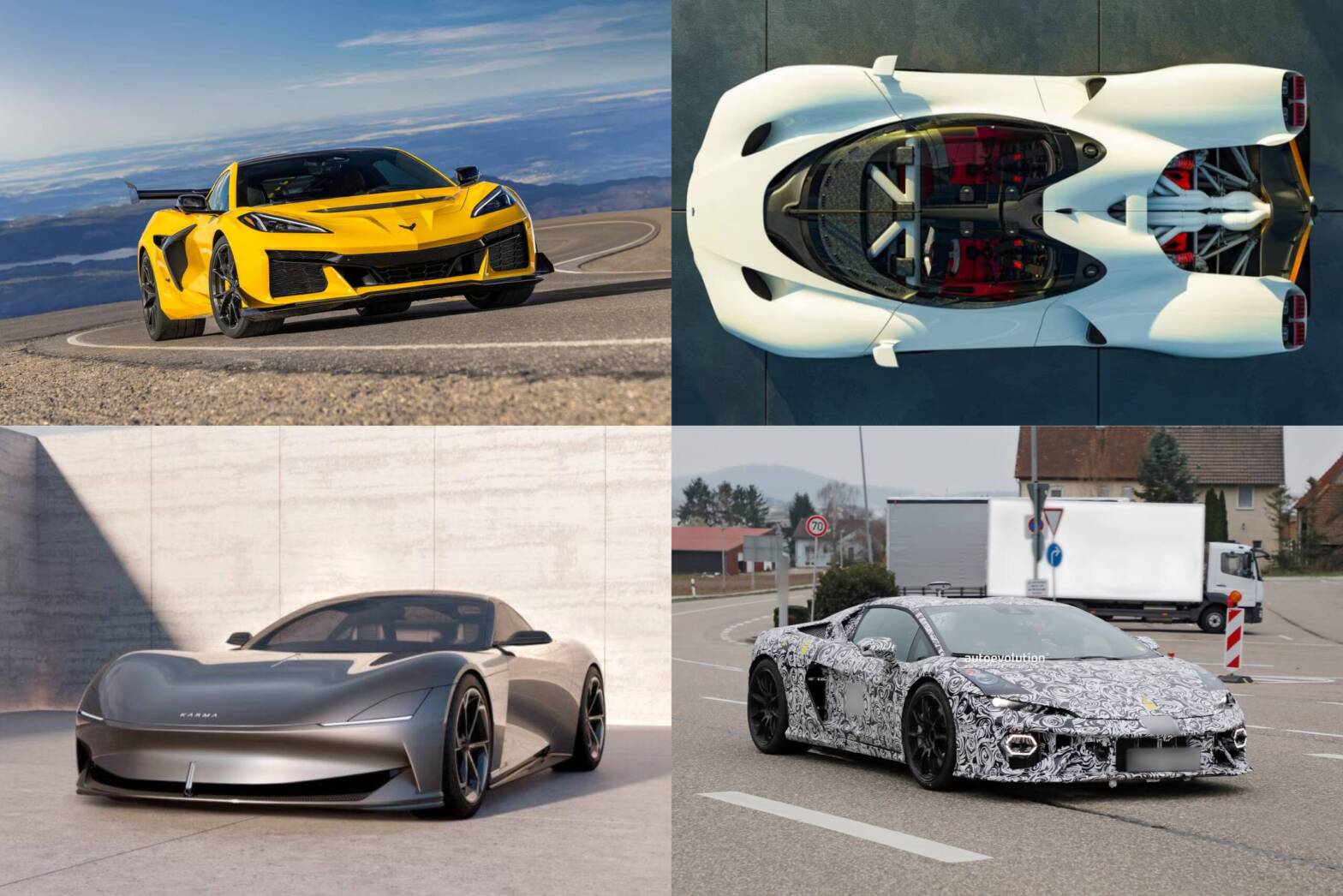 Corvette, Nilu27, Karma Kaveya, and Lamborghini car reveal at Monterey Car Week