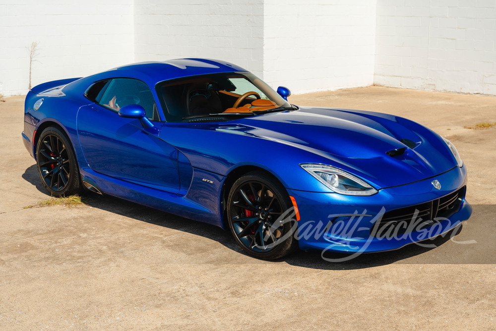 2013 Dodge Viper GTS in blue going to Barrett-Jackson Scottsdale Fall 2024