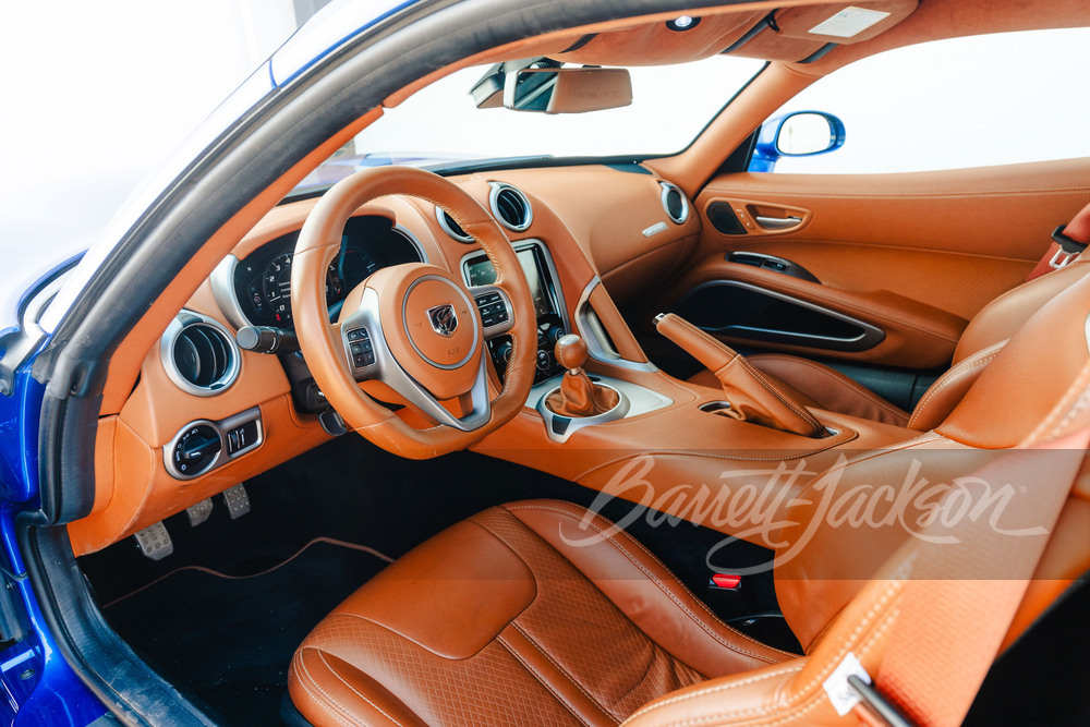 2013 Dodge Viper GTS custom brown interior