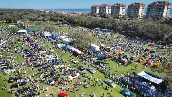 Amelia Concours Aerial Shot