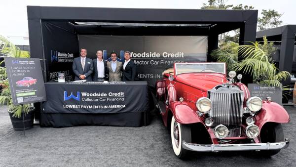 Woodside Credit finance team at Pebble Beach Concours d'Elegance 2024