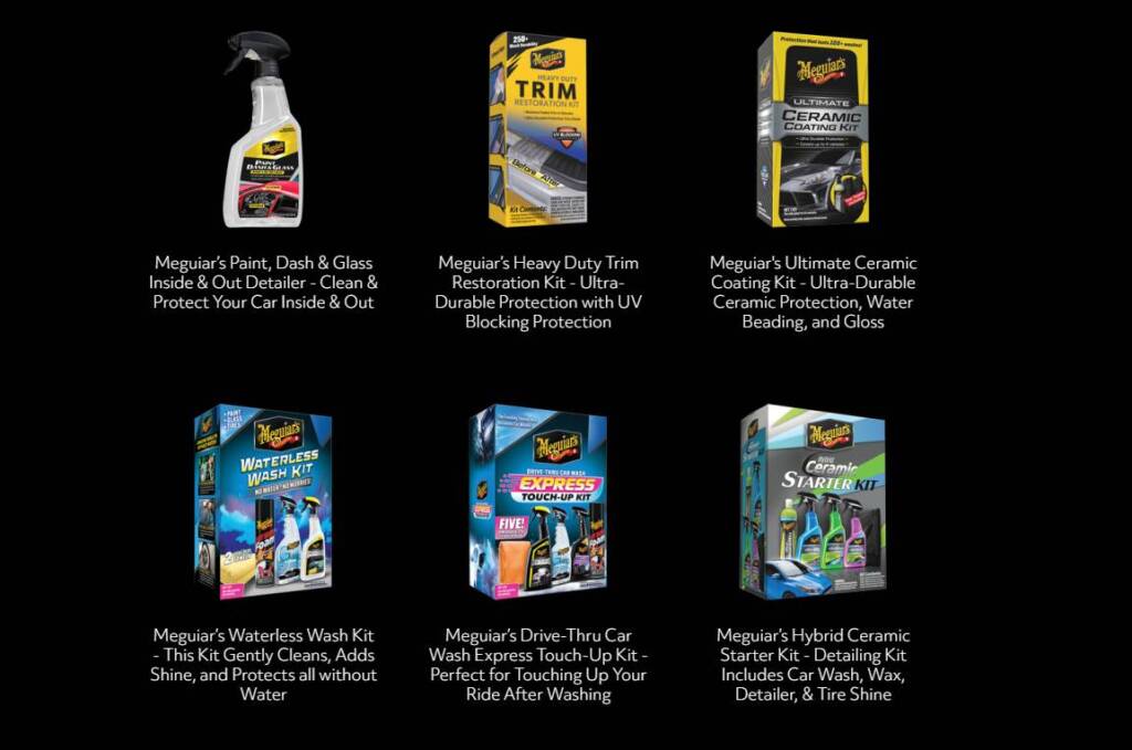 Meguiars car care kit for a Christmas gift