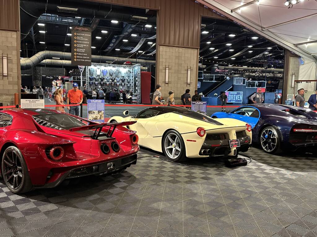 collector cars at barrett-jackson auction