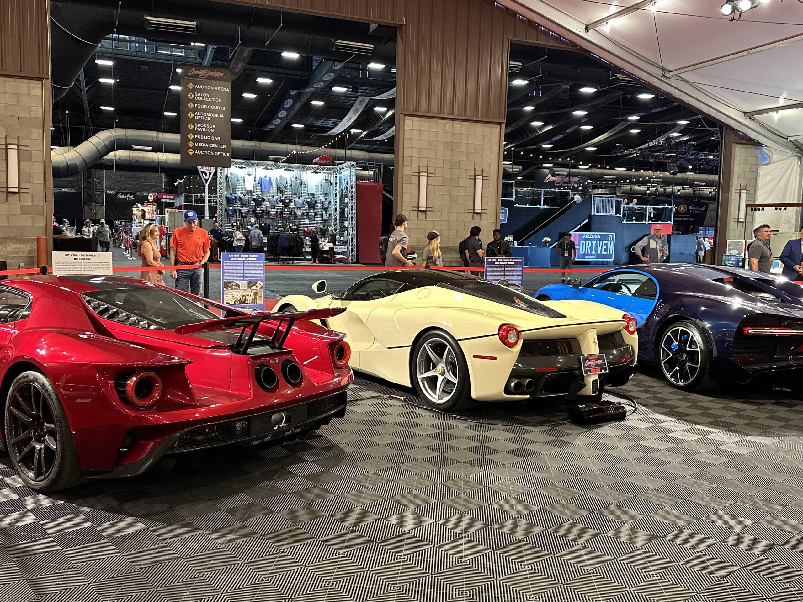 collector cars at barrett-jackson auction