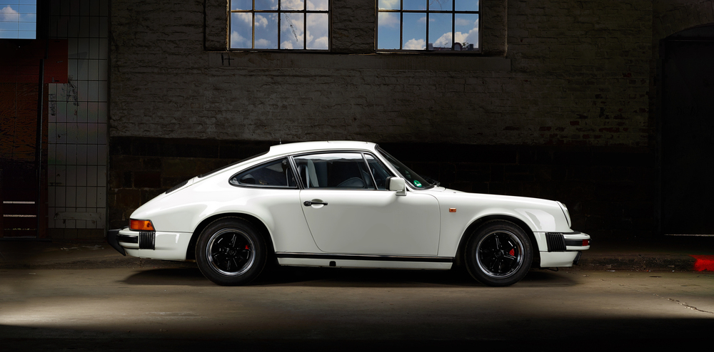 White Porsche classic car loan