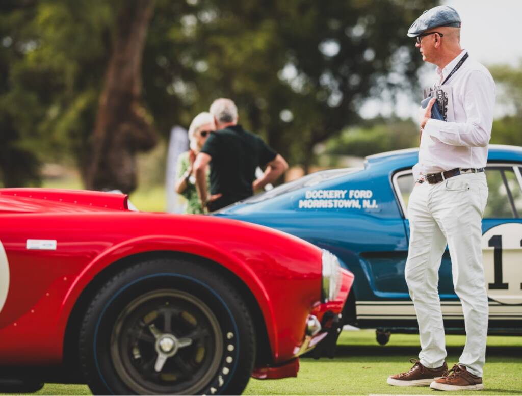 ModaMiami classic car on the showfield 