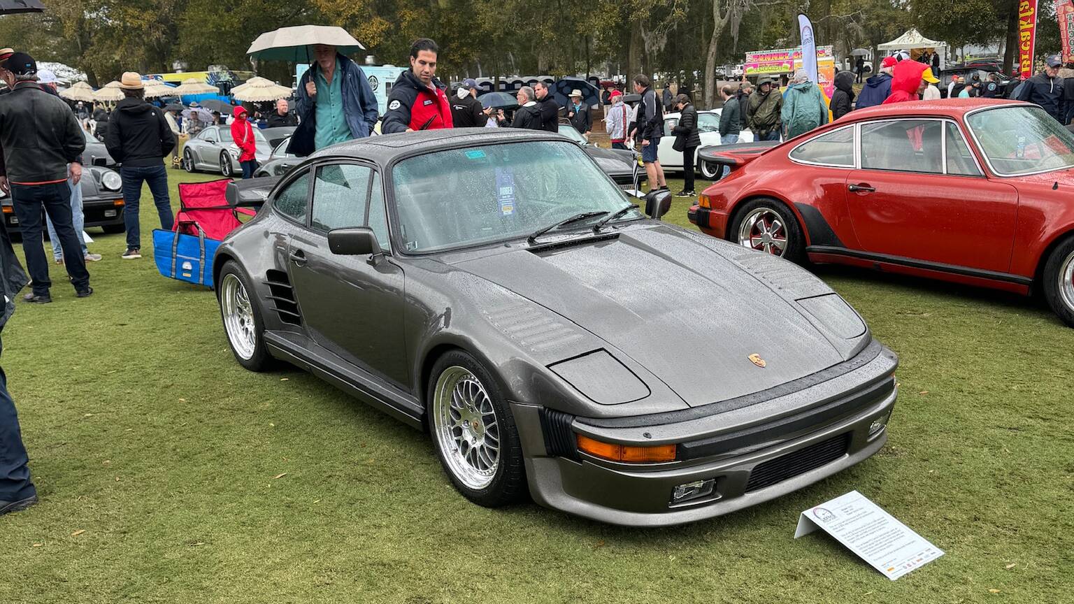 Slantnose Porsche 911 at the Amelia Concours. Photo by Woodside Credit