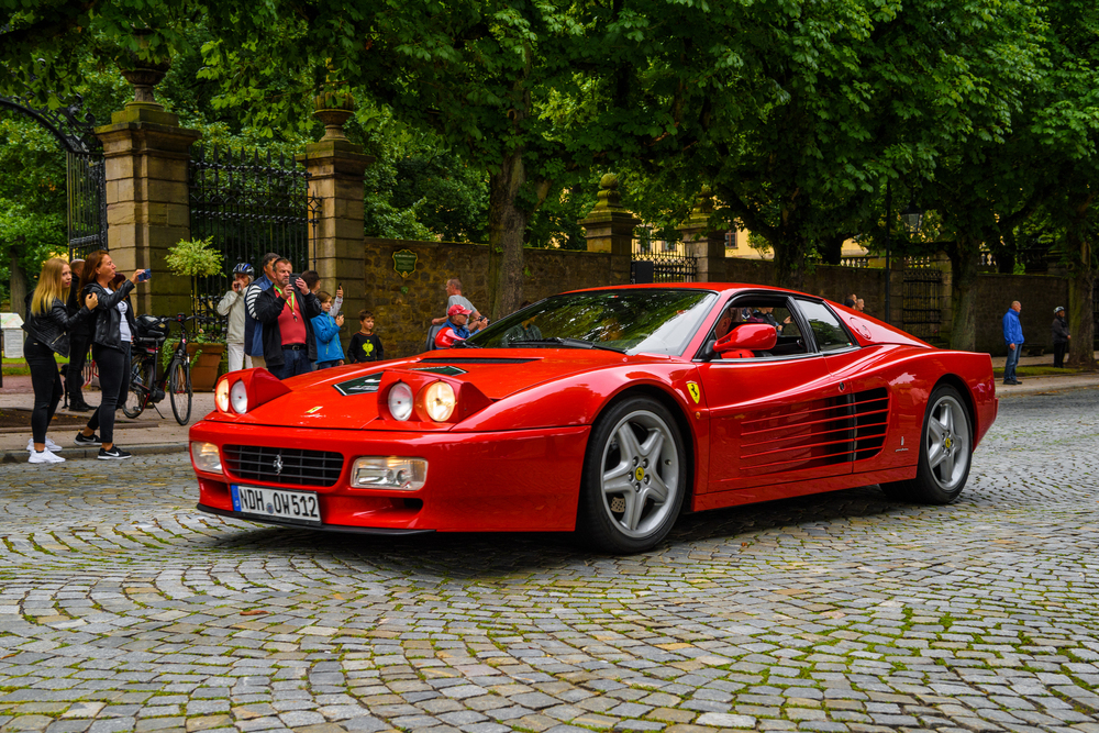 Red Ferrari Testarossa