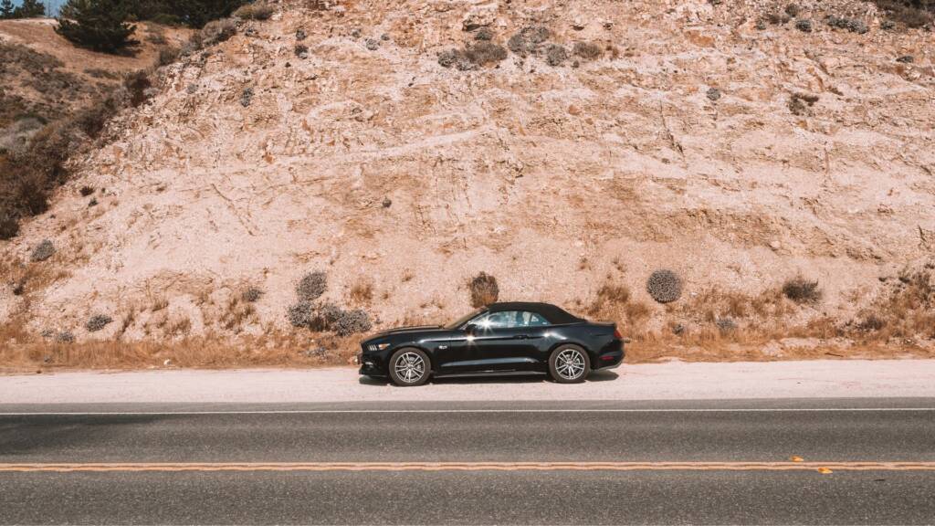 black ford mustang gt