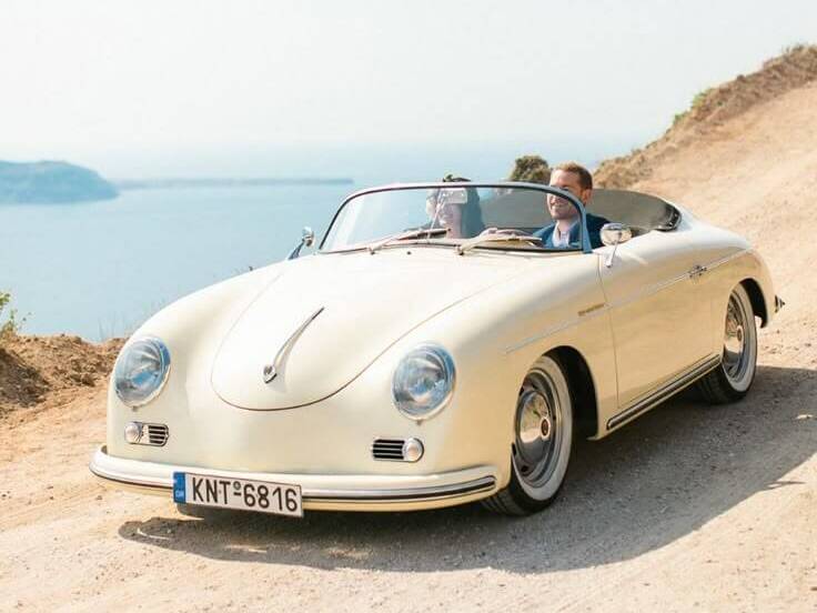classic getaway car convertible