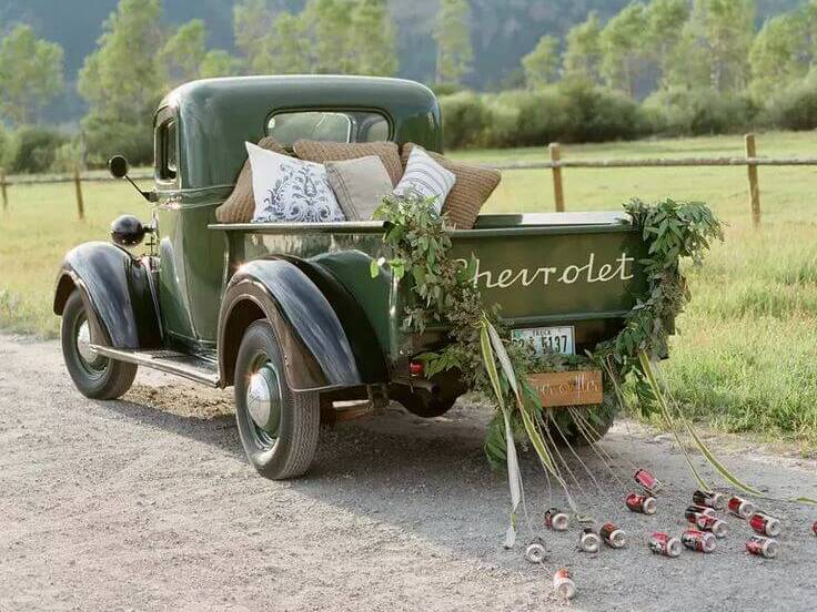 getaway car classic chevrolet truck