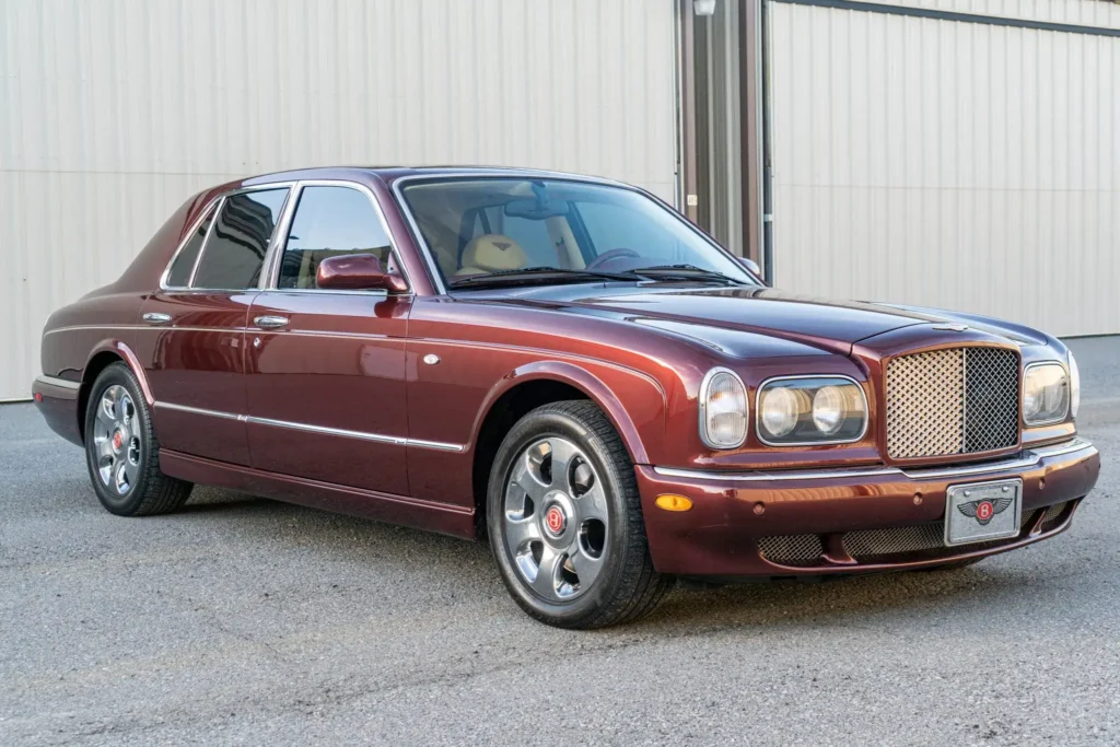 maroon bentley classic car