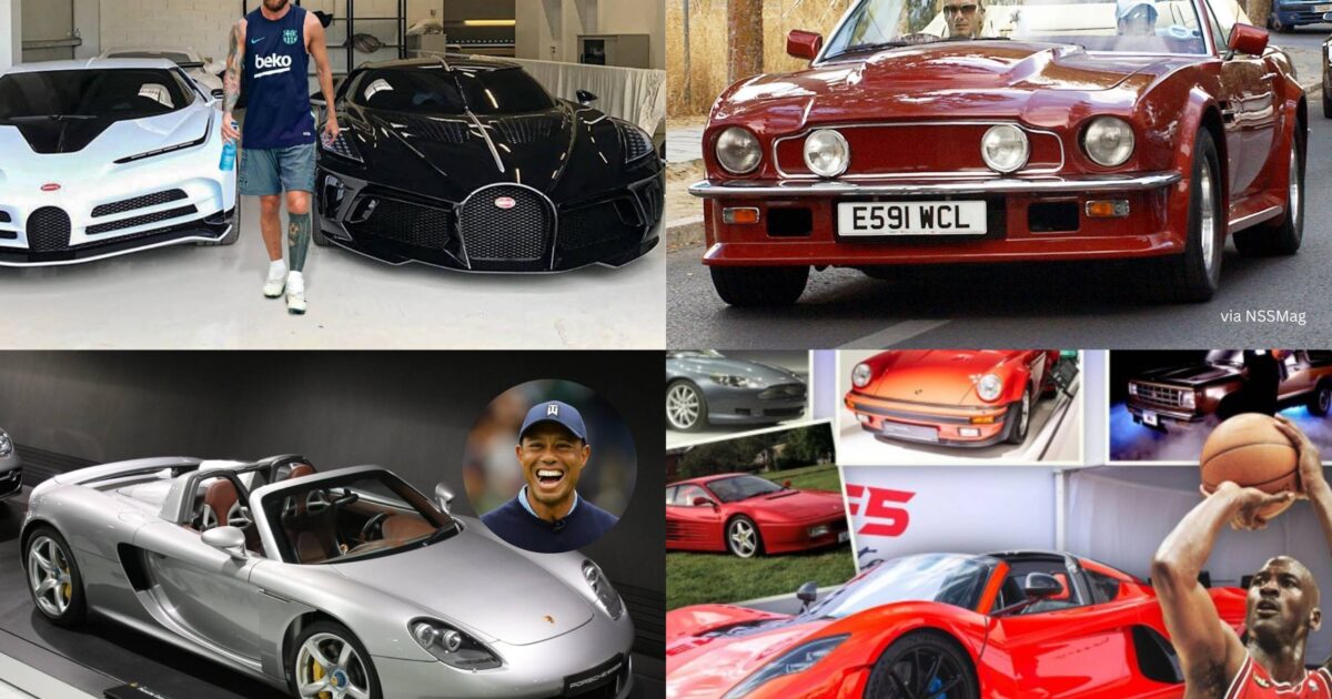 sporting icons and exotic cars