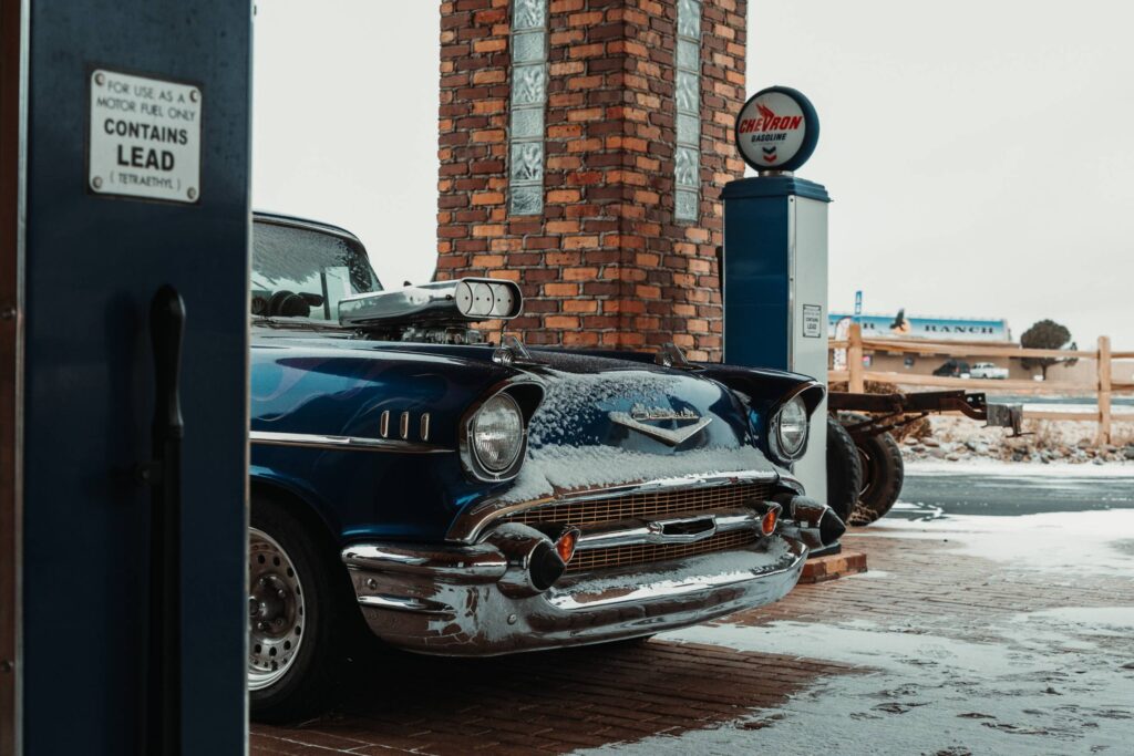 classic car storage during the winter