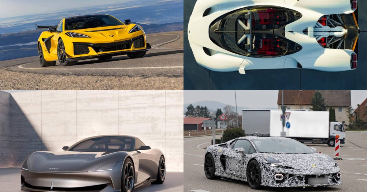 Corvette, Nilu27, Karma Kaveya, and Lamborghini car reveal at Monterey Car Week