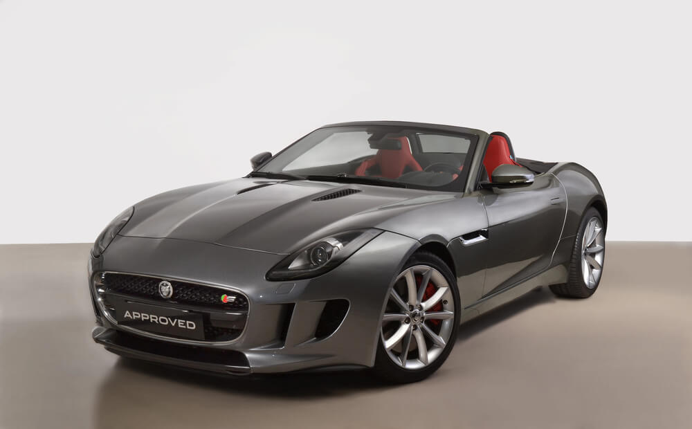 silver jaguar f-type